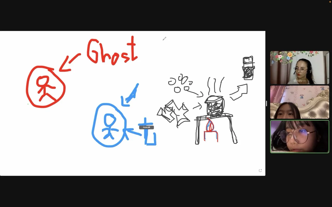 Момент от онлайн уроците на HAPPY Language Academy, снимка 12